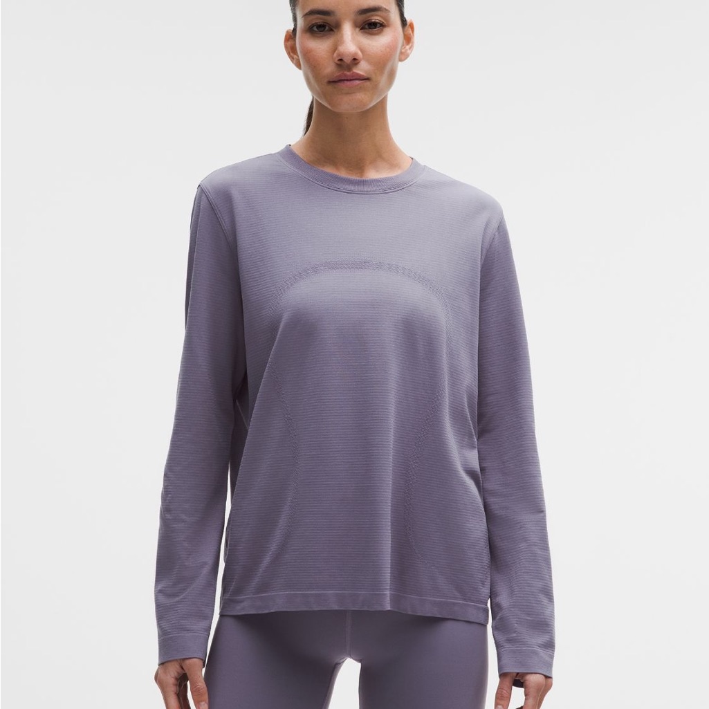 Lululemon Athletica Lavender Long Sleeve Tee